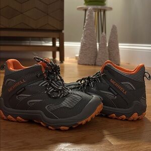Toddler size 10.5 Merrell Waterproof Hiking Boots WORN ONCE